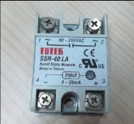阳明输入固态调压可控硅模块FOTEK SSR-40LA SCR-40LA 4-20mA